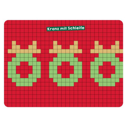 55 x stricken – Weihnachts-Motive: Deine Strickmustersammlung als Kartenset