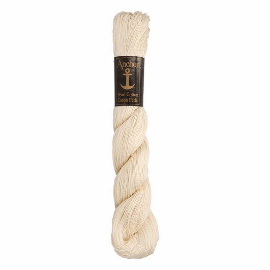 Anchor pearl yarn 5 / 50g, colour 926 eggshell