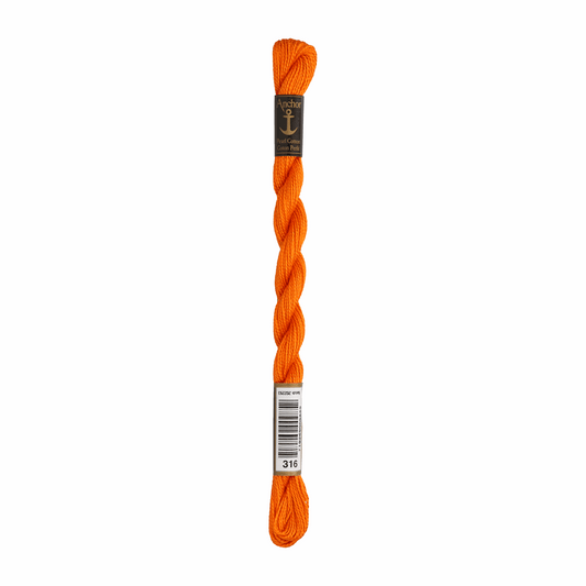 Anchor Perlgarn 5 / 5g, Farbe 316 orange