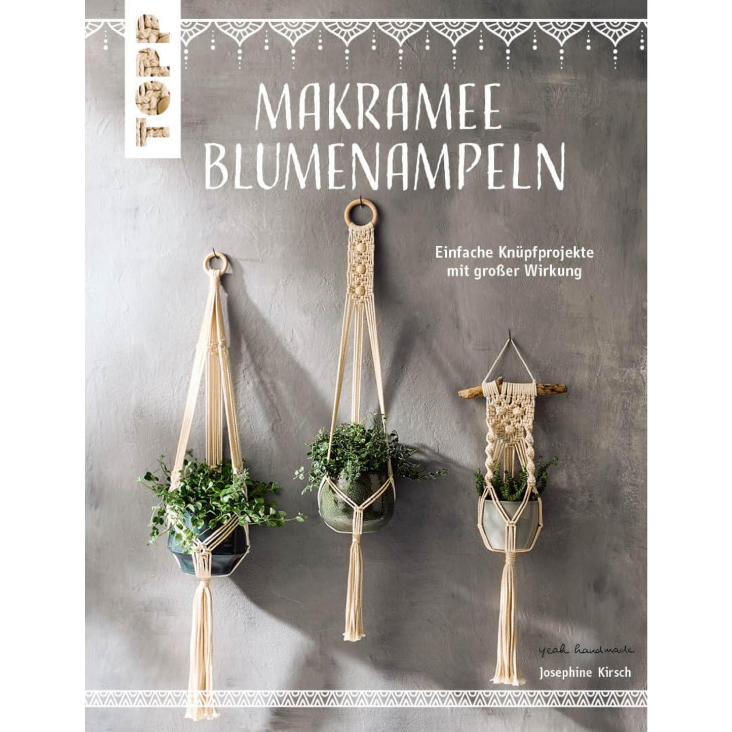 Makramee Blumenampel selber knüpfen, Anleitung – WUNDERBAR!