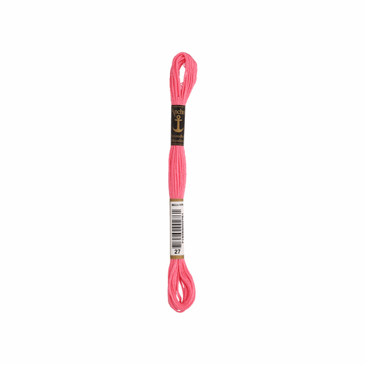 Anchor embroidery thread, 2g, colour 27 pink