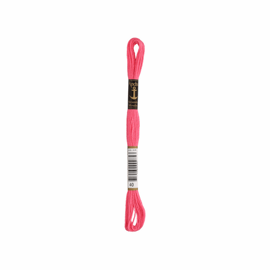 Anchor Sticktwist, 2g, Farbe 40 pink hell