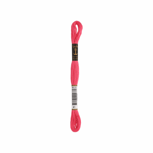 Anchor embroidery thread, 2g, colour 41 pink