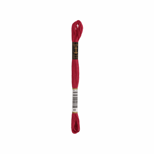 Anchor Sticktwist, 2g, Farbe 69 burgund