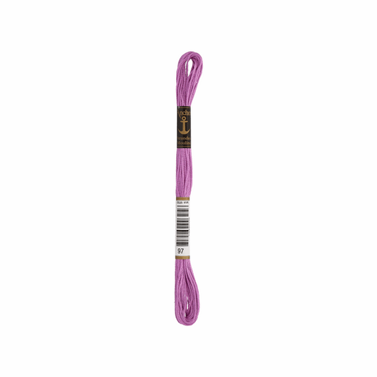 Anchor embroidery thread, 2g, colour 97 light purple