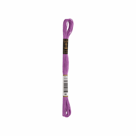Anchor embroidery thread, 2g, colour 98 red violet