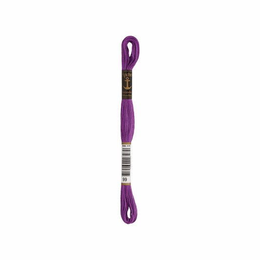 Anchor embroidery thread, 2g, colour 99 violet