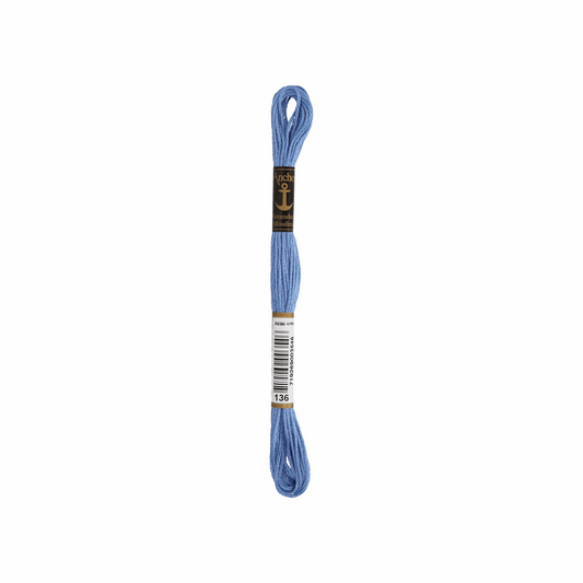 Anchor Sticktwist, 2g, Farbe 136 kornblume