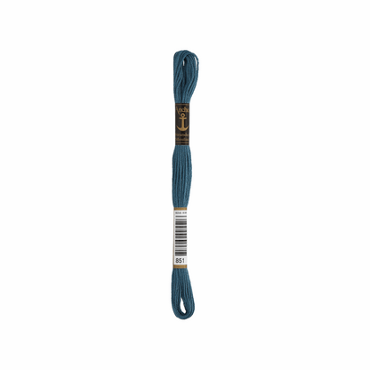 Anchor Sticktwist, 2g, Farbe 851 dunkel graublau