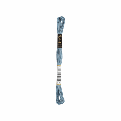 Anchor Sticktwist, 2g, Farbe 920 hell graublau