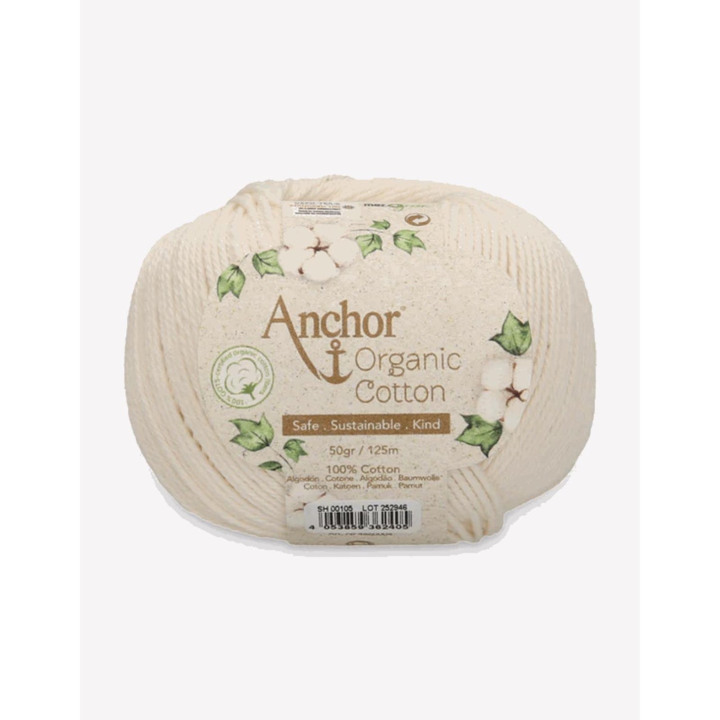 Anchor Organic Cotton 4-fädig 50 g