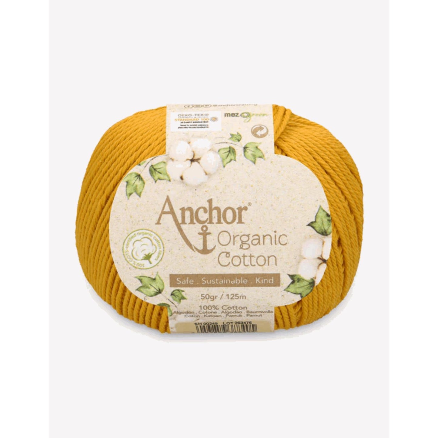 Anchor Organic Cotton 4-fädig 50 g