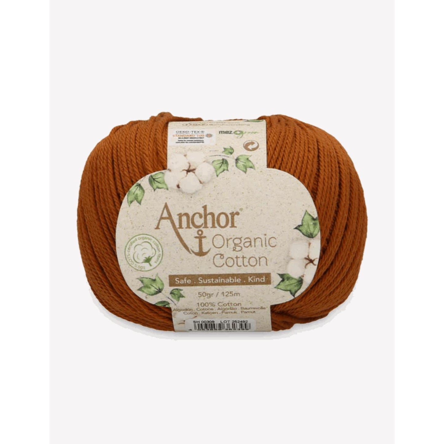 Anchor Organic Cotton 4-fädig 50 g