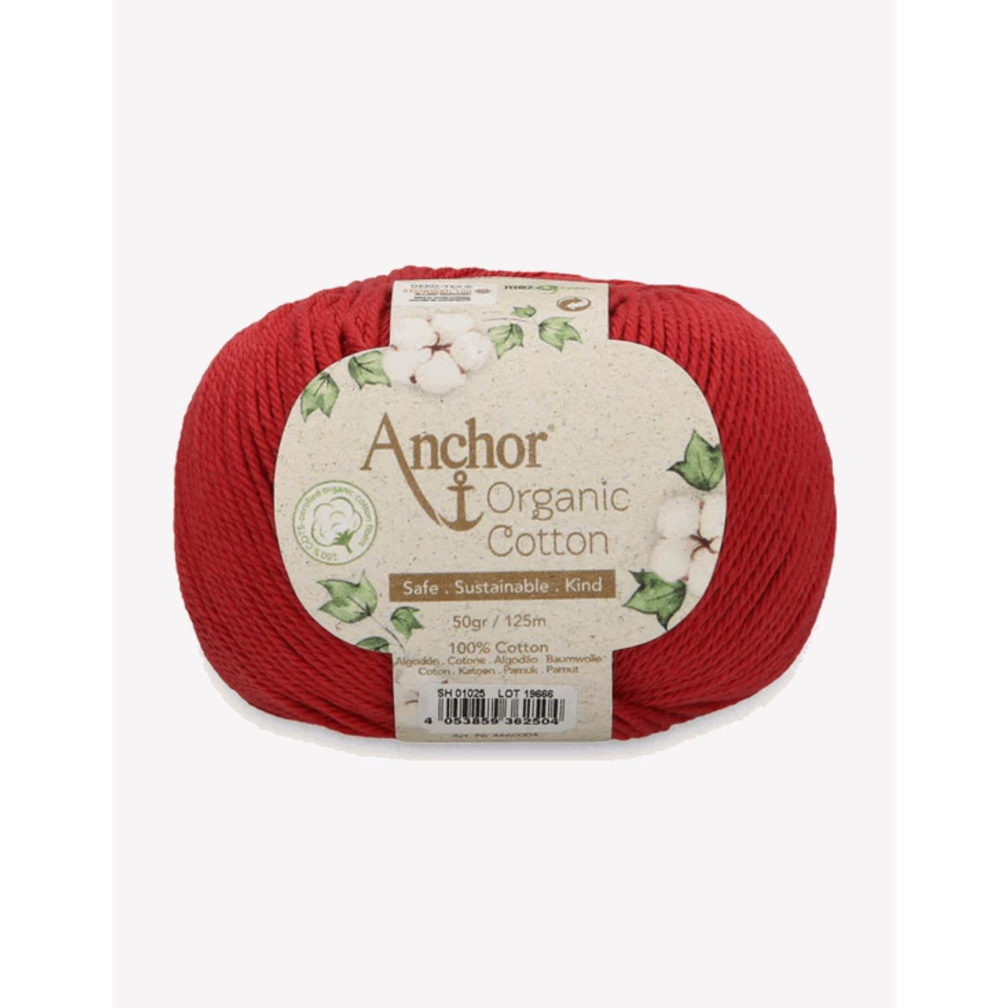 Anchor Organic Cotton 4-fädig 50 g
