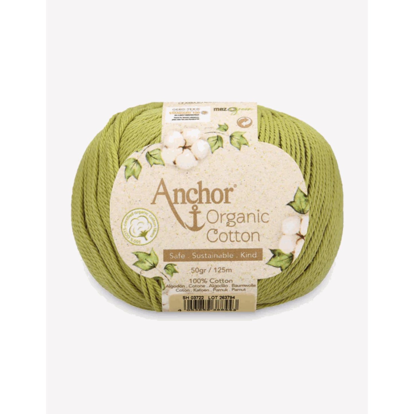 Anchor Organic Cotton 4-fädig 50 g