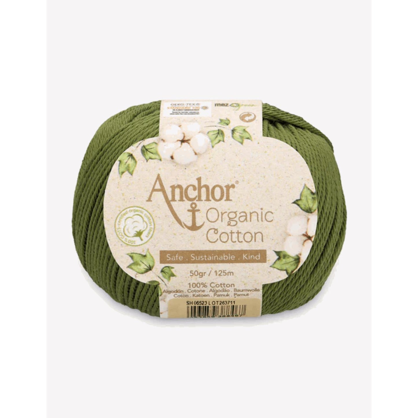 Anchor Organic Cotton 4-fädig 50 g
