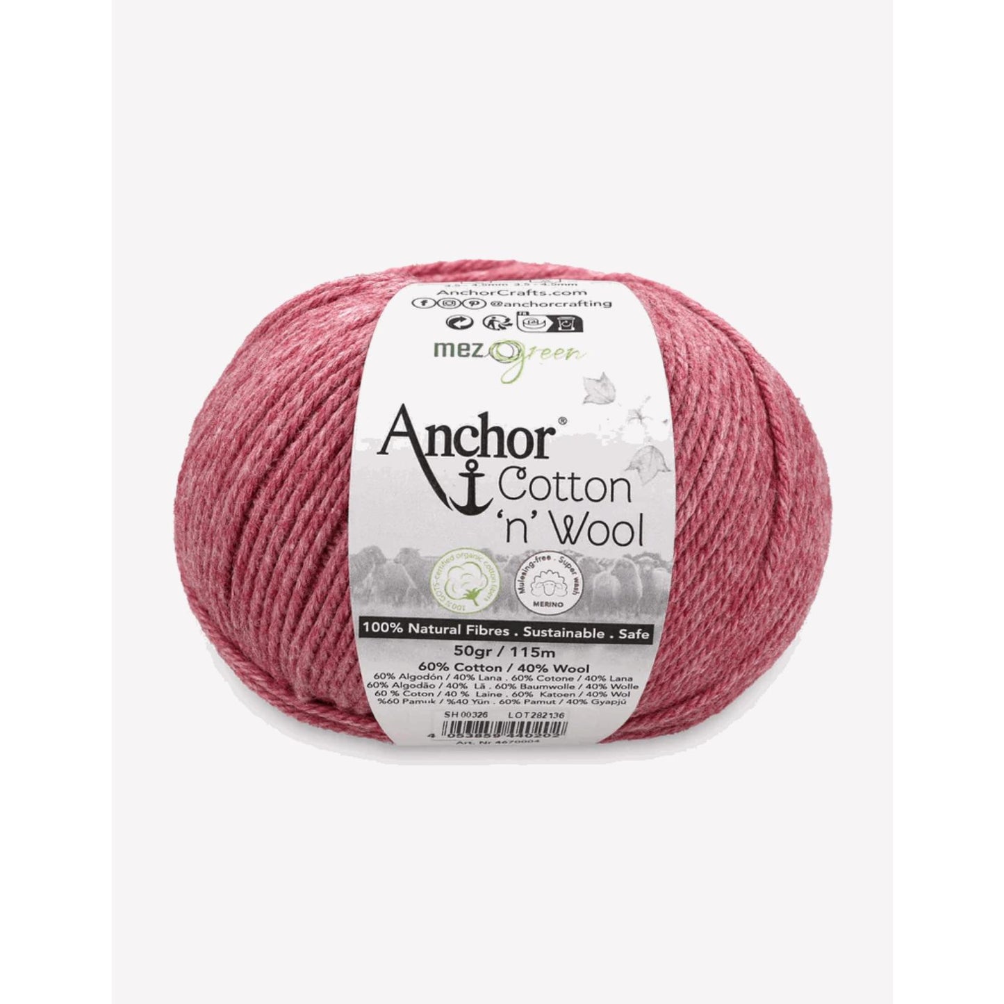 Anchor Cotton Wool ca. 115m, 50g