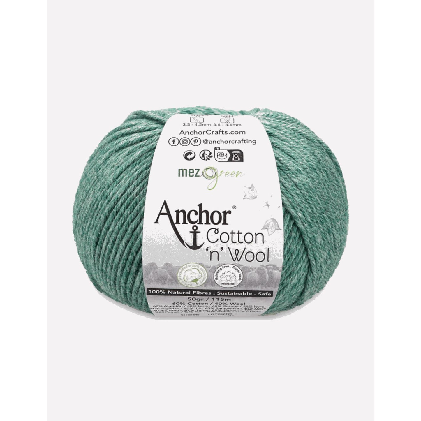 Anchor Cotton Wool ca. 115m, 50g