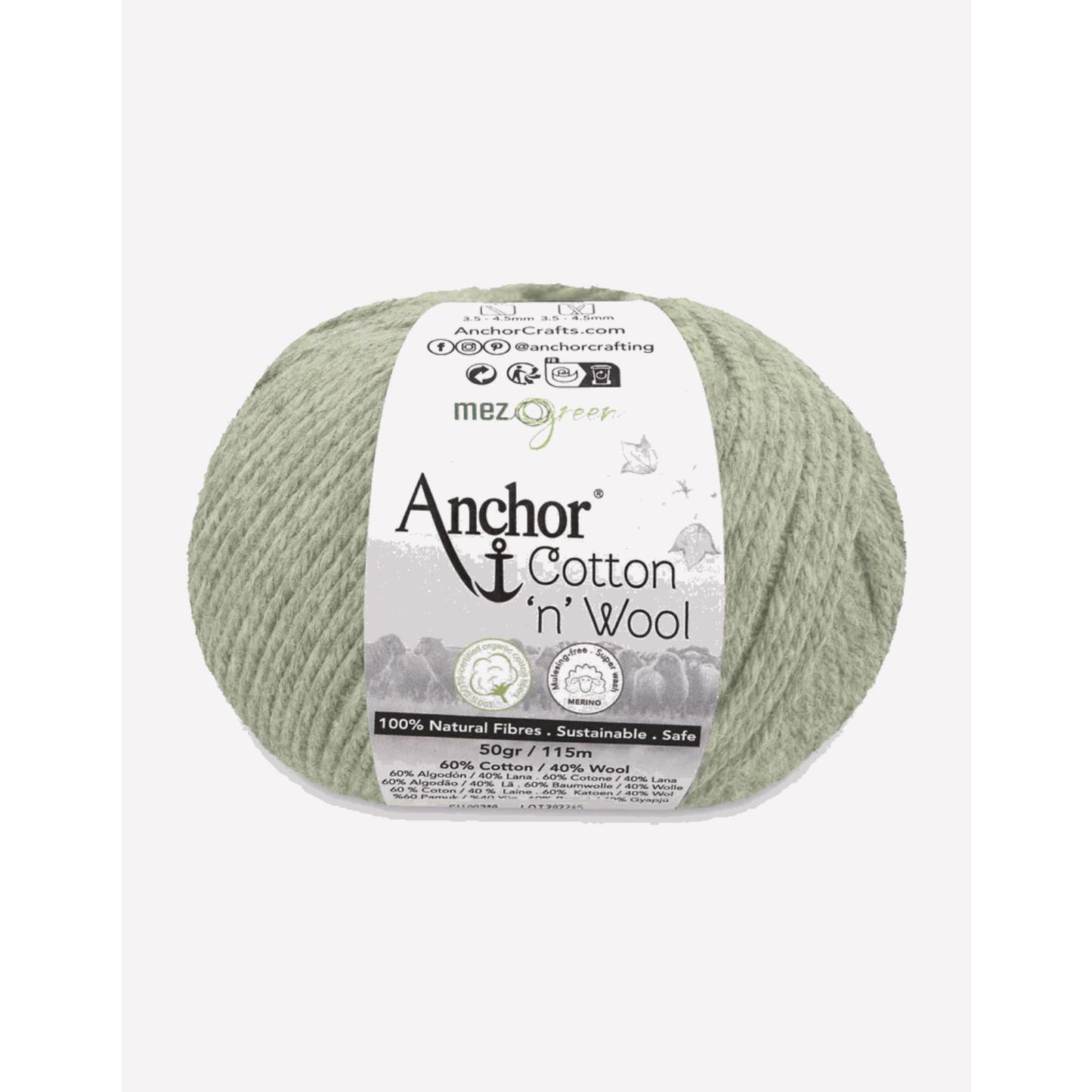 Anchor Cotton Wool ca. 115m, 50g