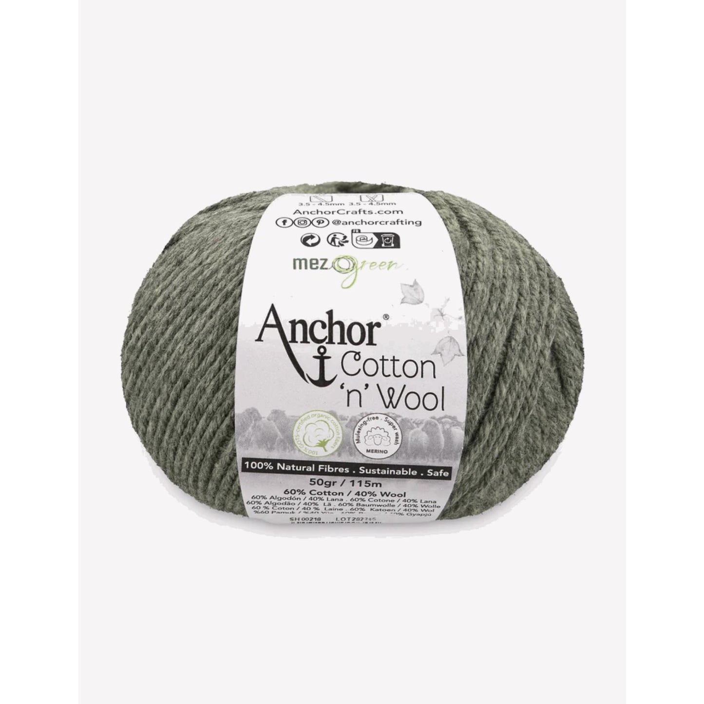 Anchor Cotton Wool ca. 115m, 50g