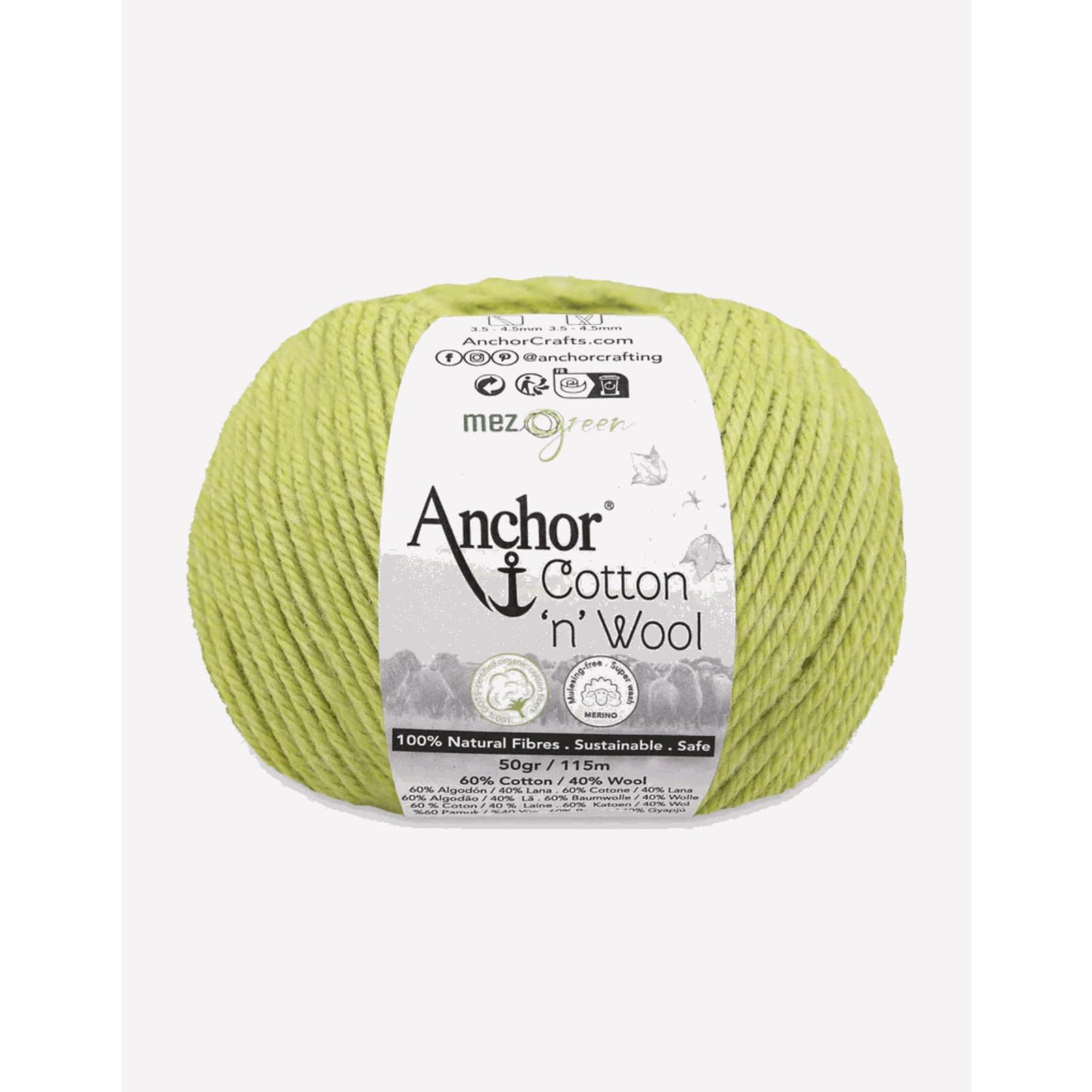 Anchor Cotton Wool ca. 115m, 50g