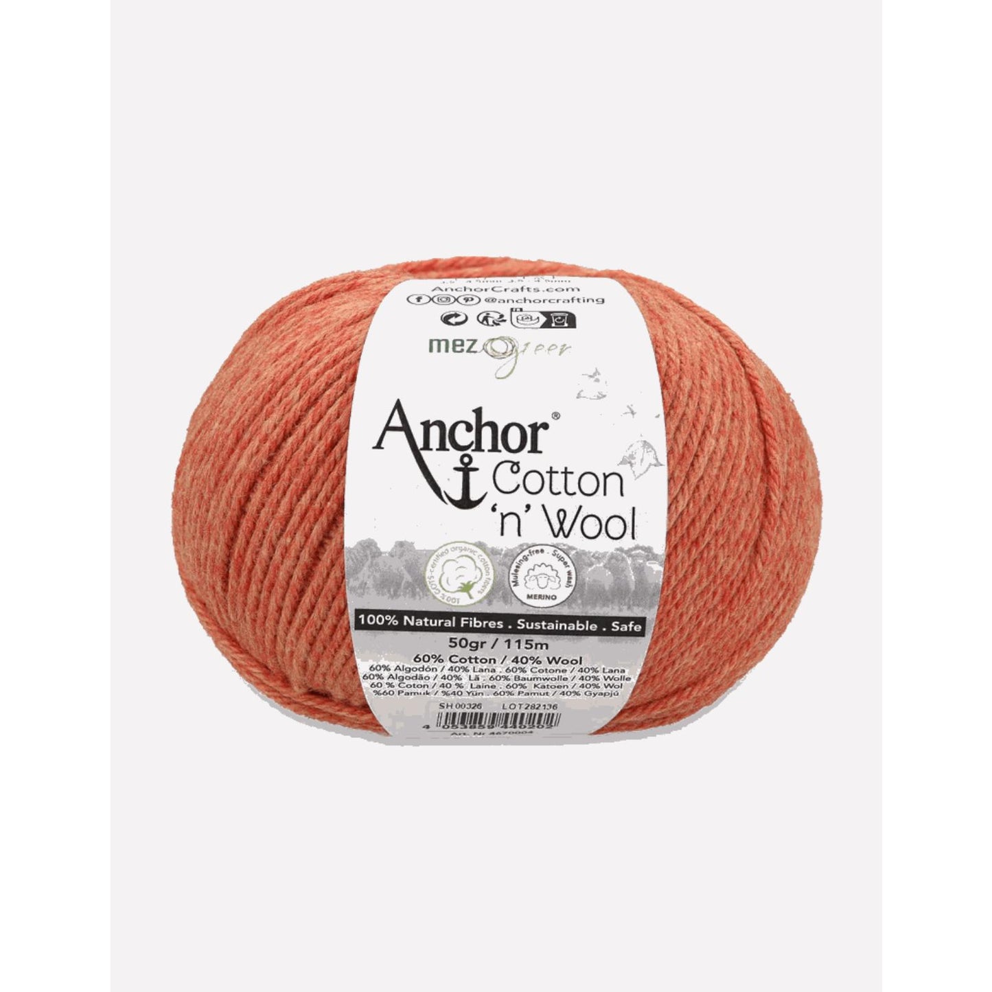Anchor Cotton Wool ca. 115m, 50g