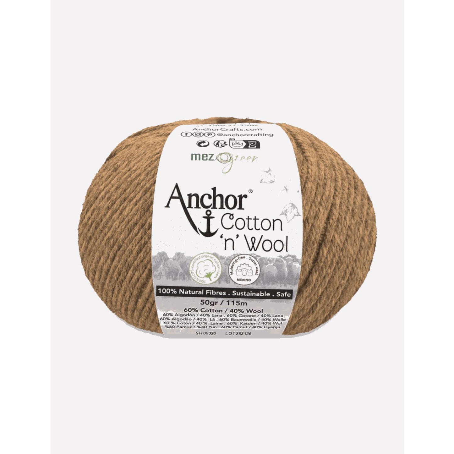 Anchor Cotton Wool ca. 115m, 50g