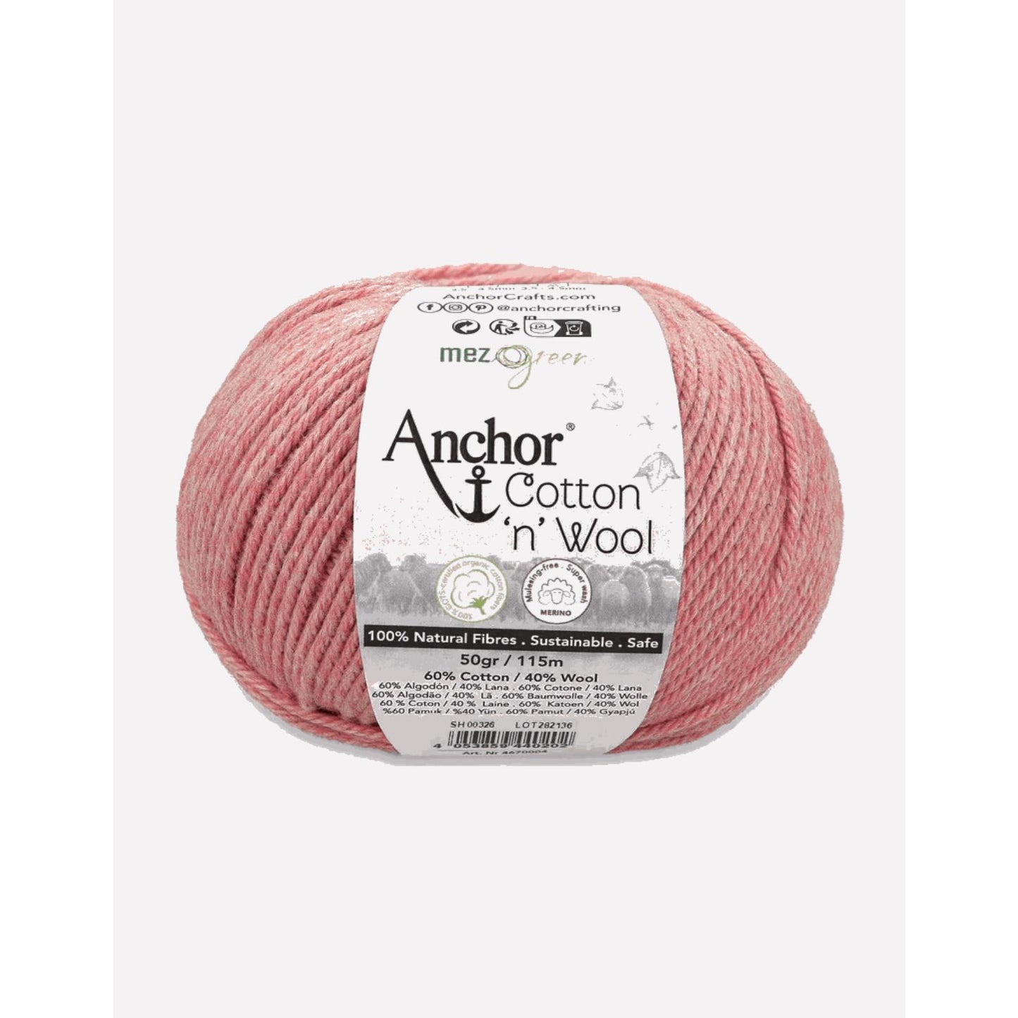 Anchor Cotton Wool ca. 115m, 50g