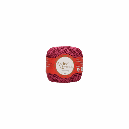 Freccia 6 crochet yarn, 50g, colour 68 raspberry