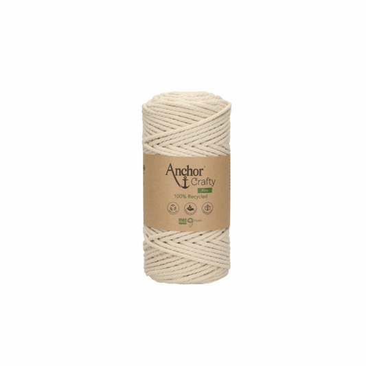 Anchor Crafty Makramee fine 3 mm, 250g, Farbe 105 natural