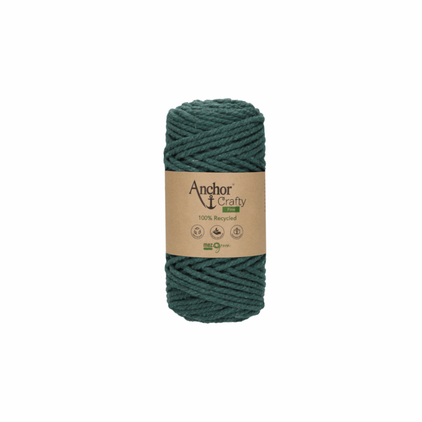 Anchor Crafty Makramee fine 3 mm, 250g, Farbe 111 forest