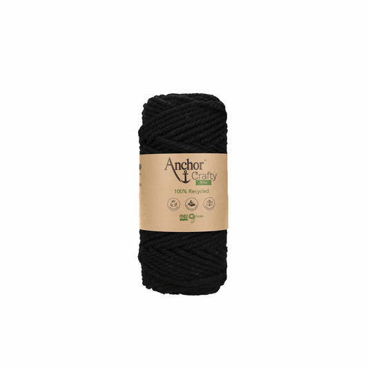 Anchor Crafty Makramee fine 3 mm, 250g, Farbe 120 charcoal
