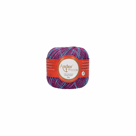 Freccia 6 Crochet Yarn Multicolour, 50g, Colour 9462
