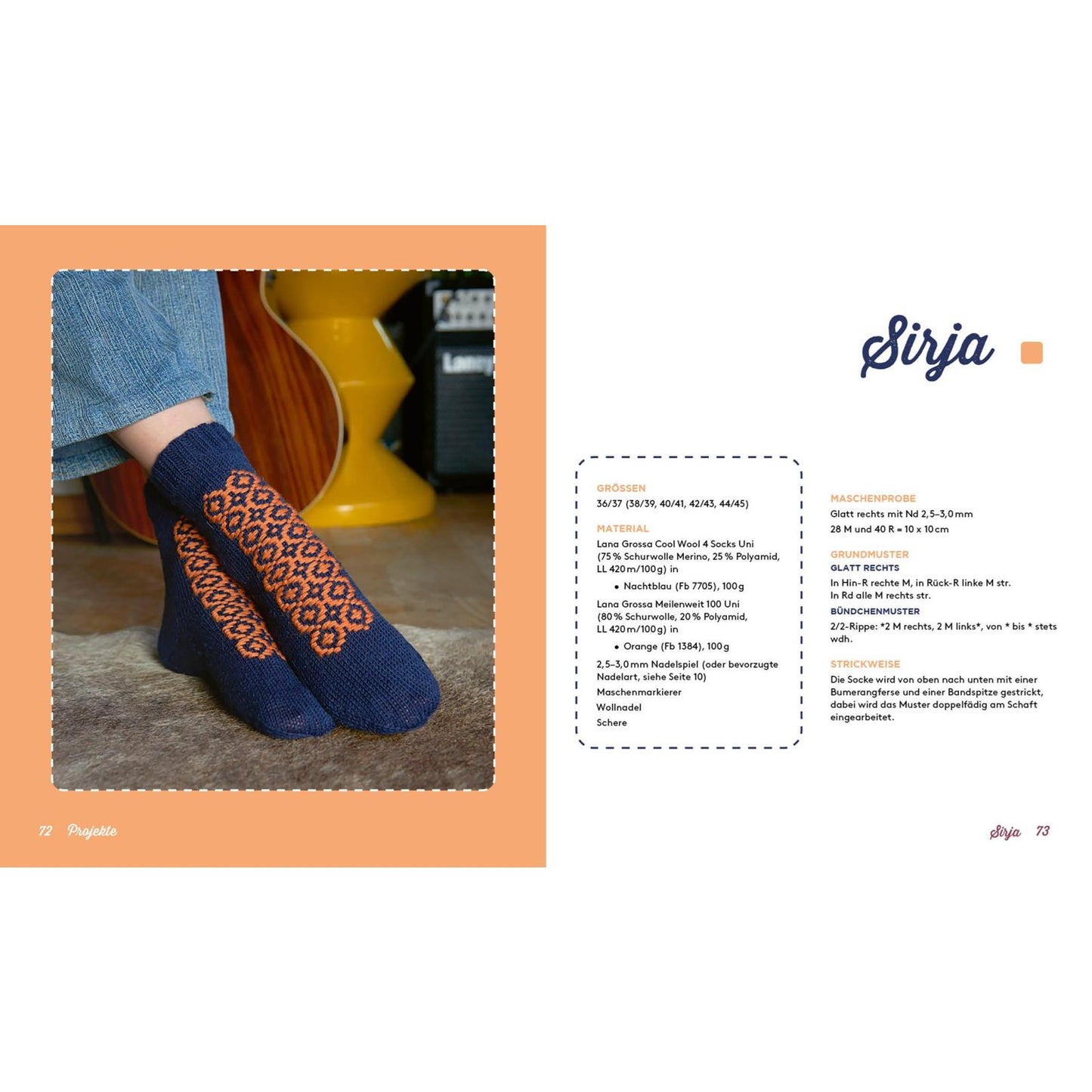 Roosimine-Socken stricken
