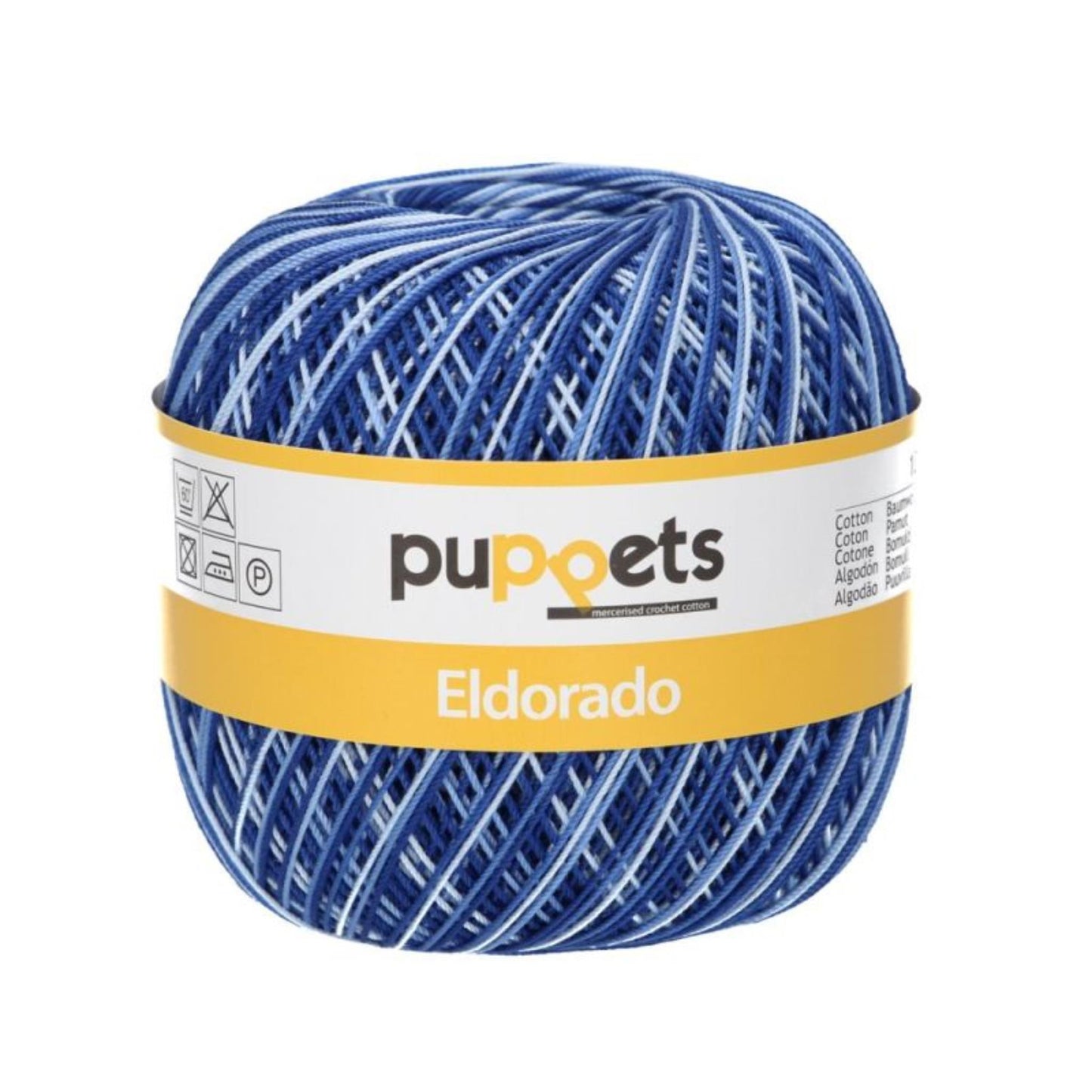 Puppets Eldorado Multicolor, strength 10, color 54 blue white, 4578010