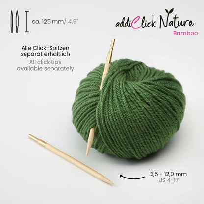 Addi-Click Bamboo Tips, 65567, size 6