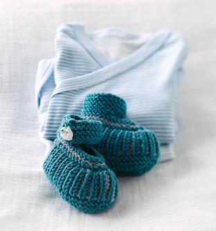 Baby-Schühchen Stricken, 56838