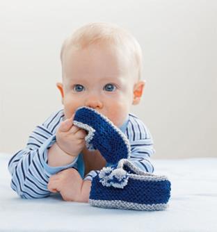 Baby-Schühchen Stricken, 56838