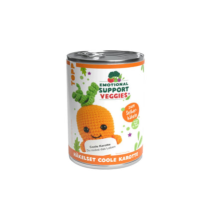 Emotional Support Veggies Häkelset Karotte