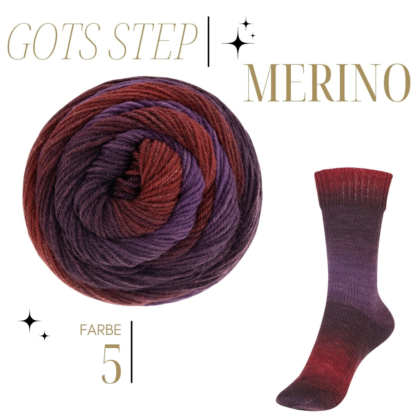 Austermann Gots Step Merino 4f 100g