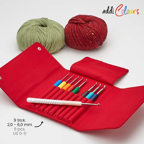 Addi Colours store Crochet hook Set made in Germany