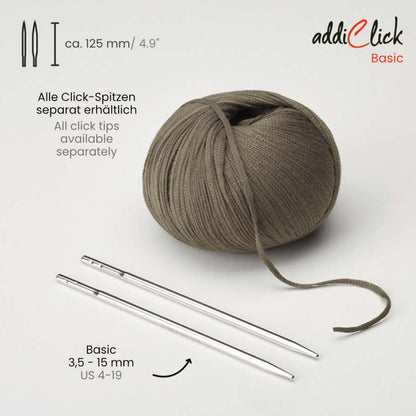 Addi-Click 1 pair of tips, size 7, 66567