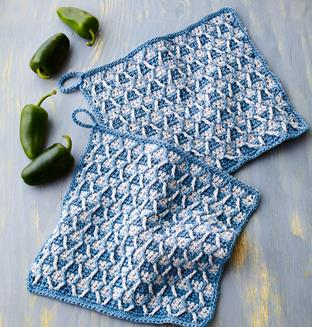 Crochet decorative potholders, 6854