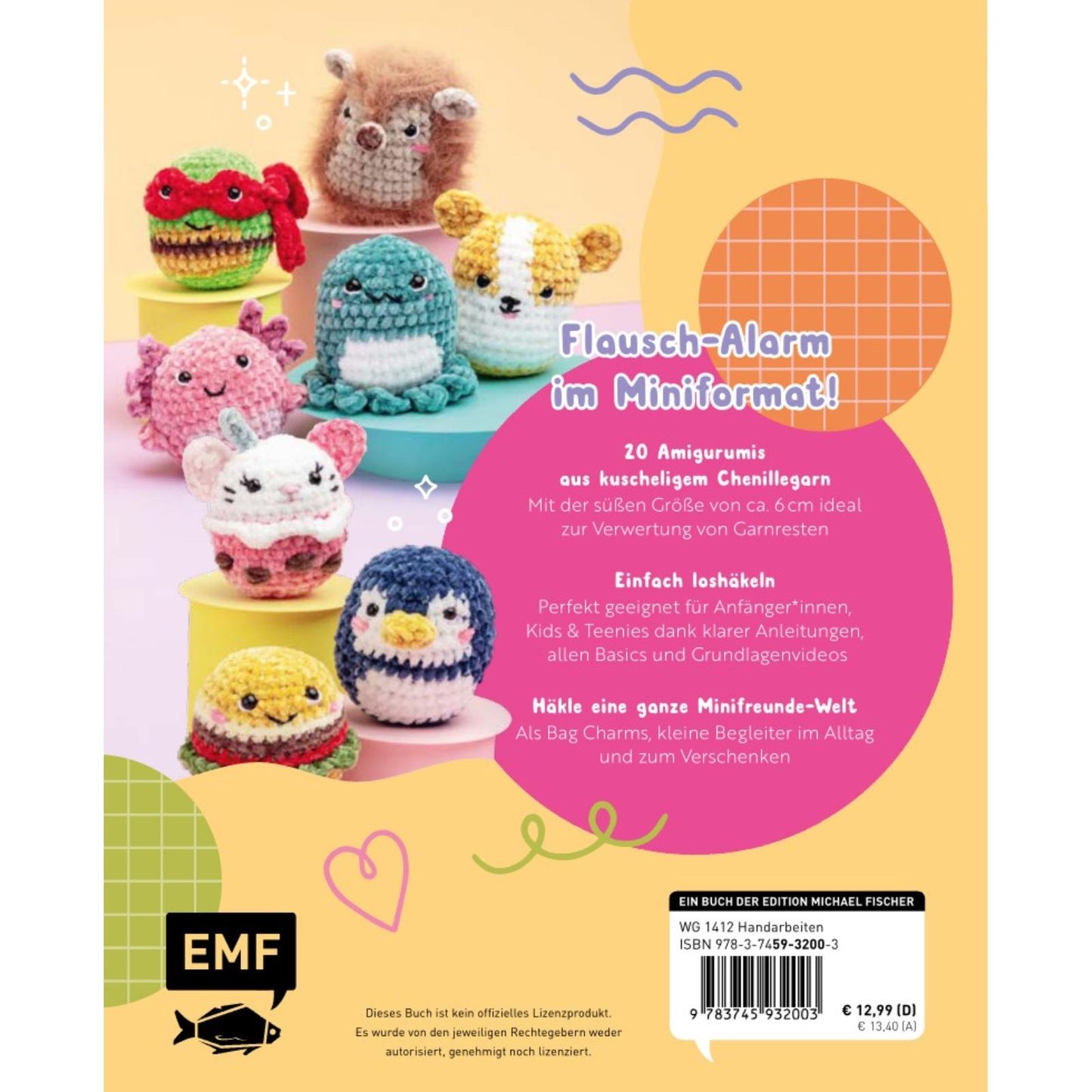 Pocket-Squishys häkeln - Kleine Plüschtiere für Squishmallow und Micromallow-Fans
