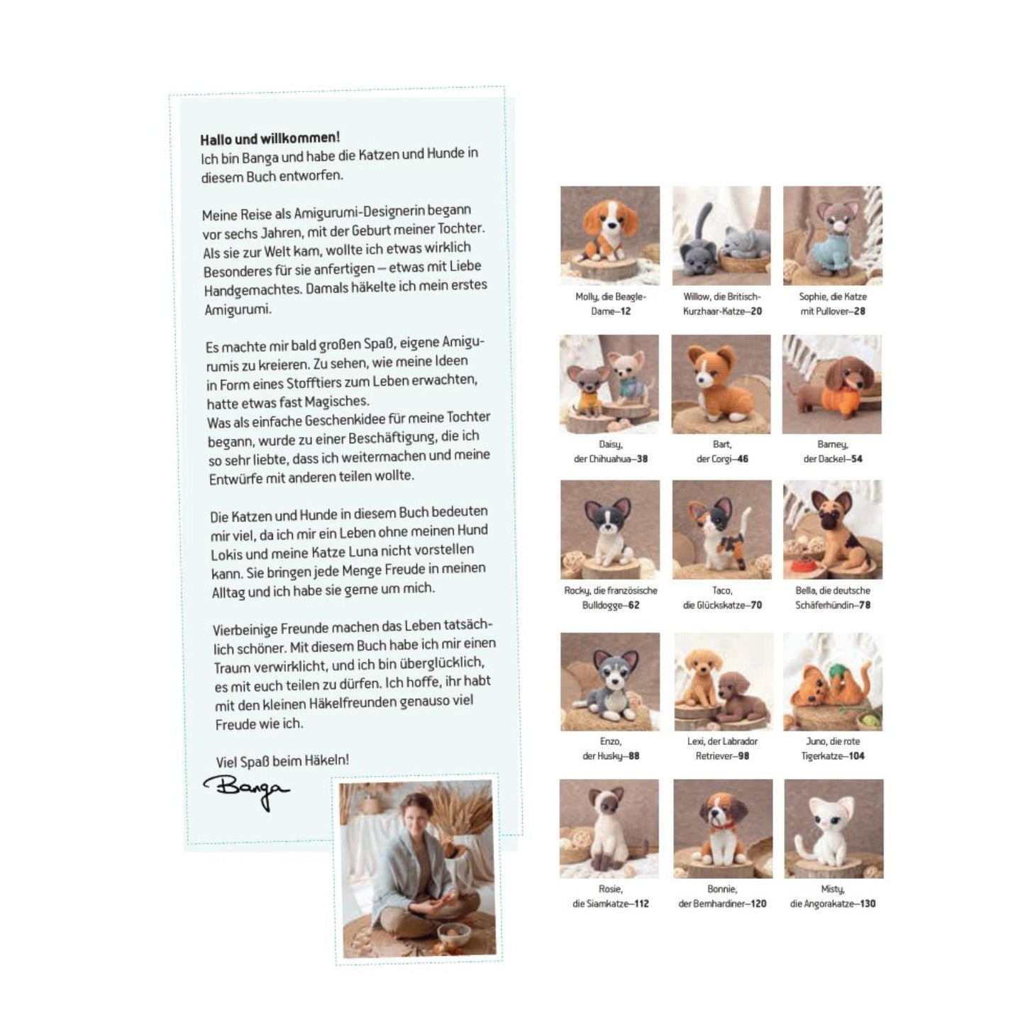 Süße Pfötchen – Hunde und Katzen als Amigurumis häkeln