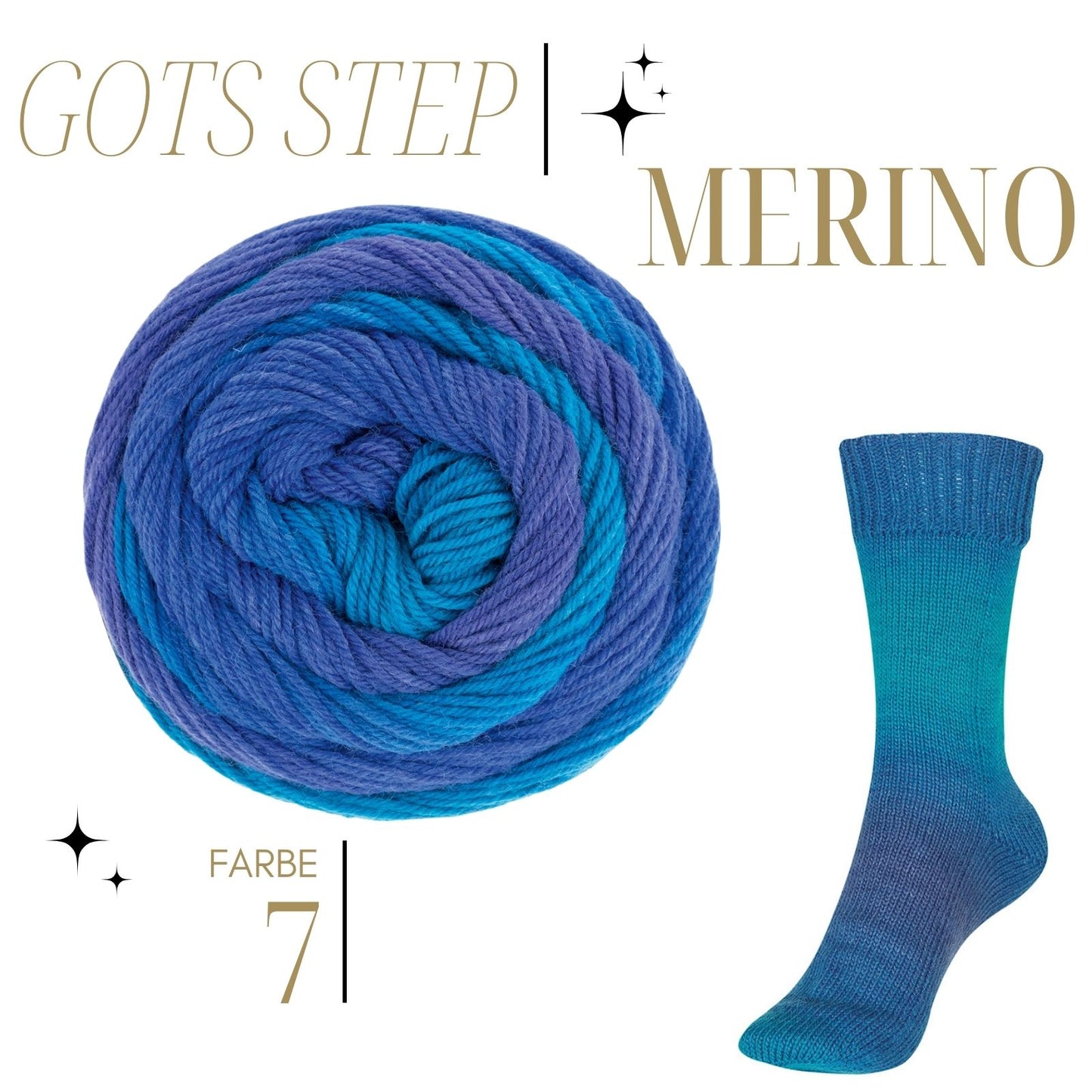 Austermann Gots Step Merino 4f 100g