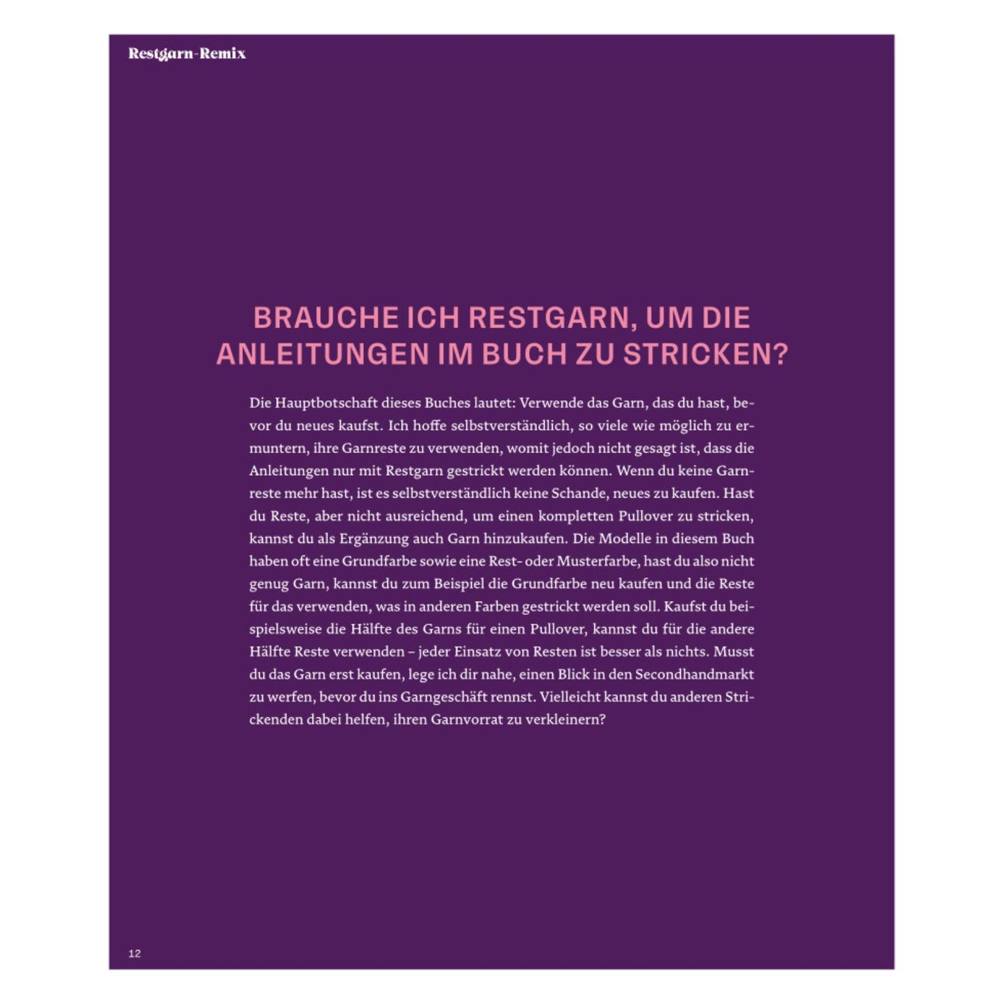 Restgarn-Remix - Kleidung Stricken aus Wollresten