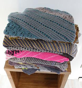 Colorwork Shawls, 8170