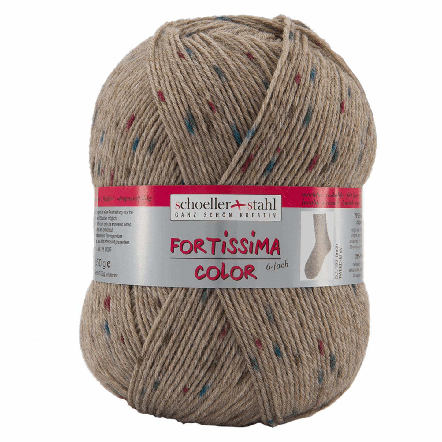 Schoeller + Stahl Fortissima 6fädig 150g tweed