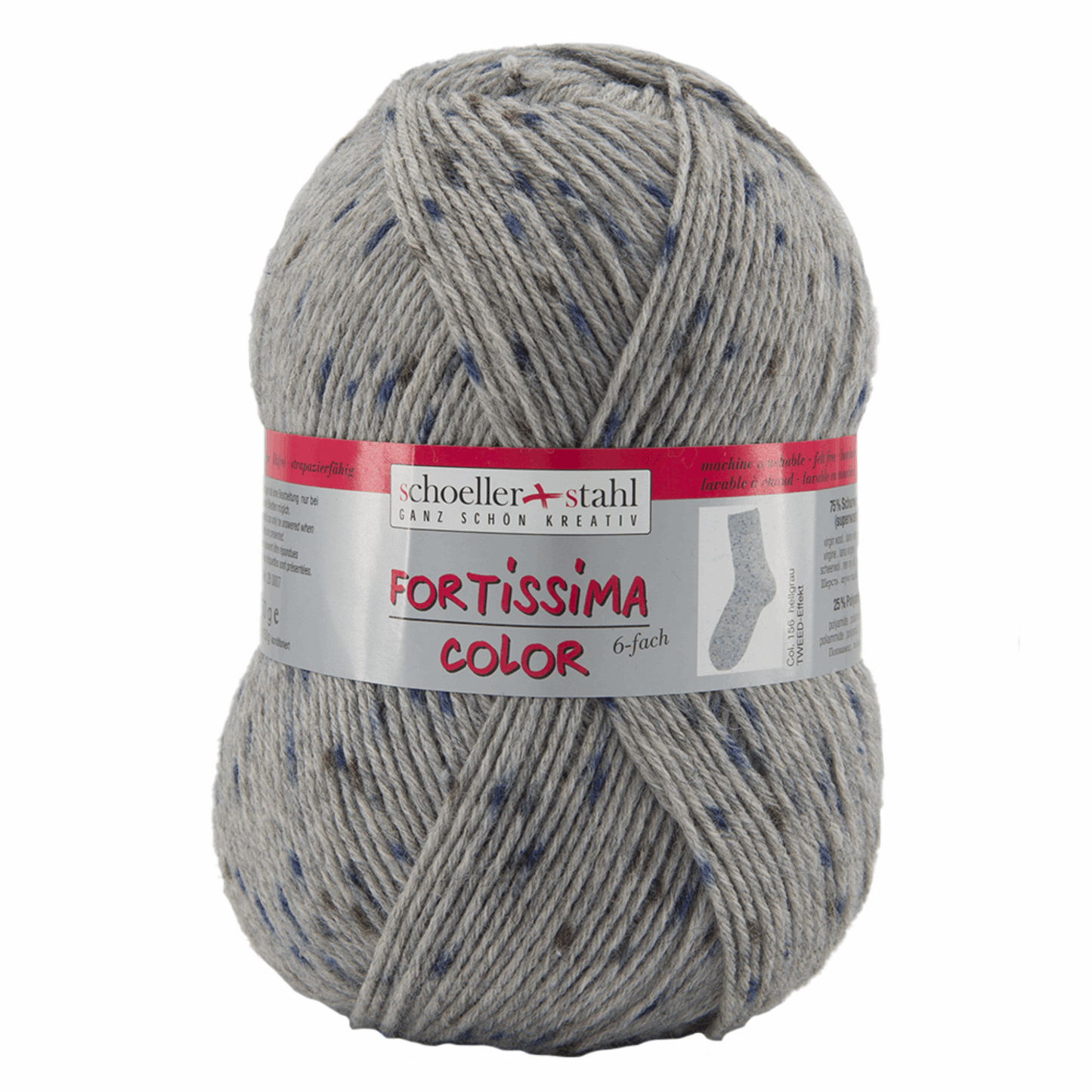 Schoeller + Stahl Fortissima 6fädig 150g tweed